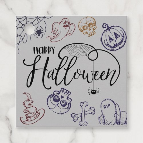 Happy Halloween Gift  Favor Tags