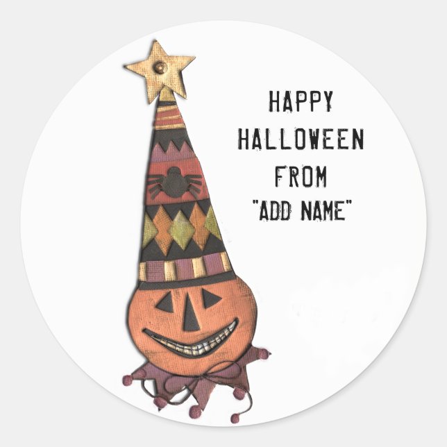 Happy Halloween gift tag (Front)