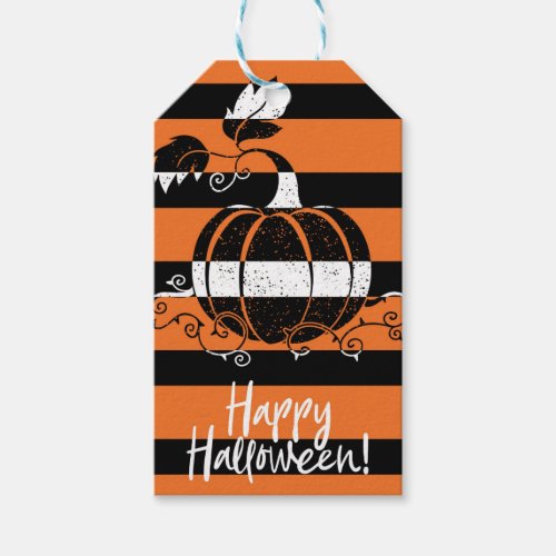 Happy halloween gift tags