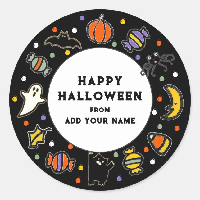 Happy Halloween Gift Tags (Front)