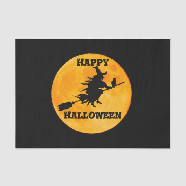 Happy Halloween Gift Tissue Paper (Front)