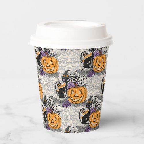Happy Halloween Glitter and Sparkle Paper Cup