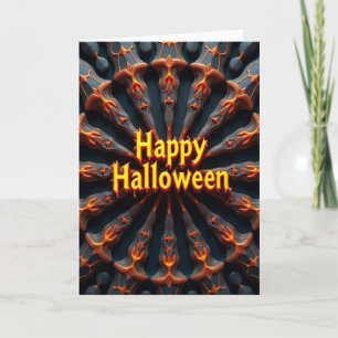 Happy Halloween Glowing Words Card