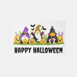 Happy Halloween Gnomes Outdoor Rug