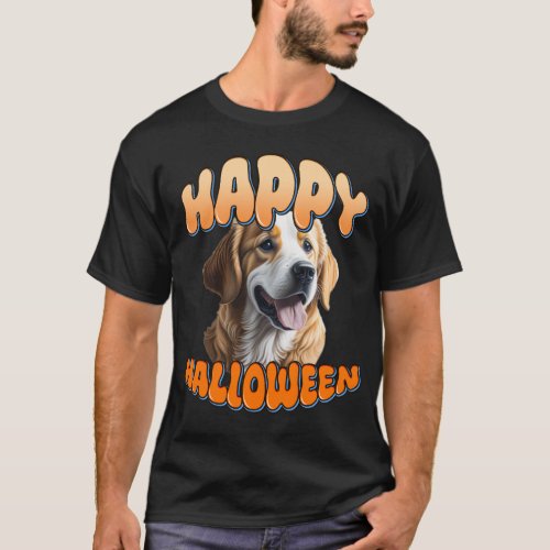 Happy Halloween Golden Retriever Tshirt