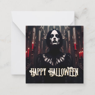 Happy Halloween – Gothic Dark Celebration Note Card