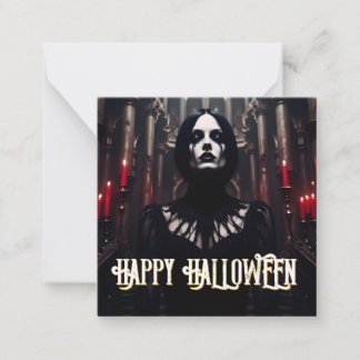 Happy Halloween – Gothic Dark Celebration Note Card