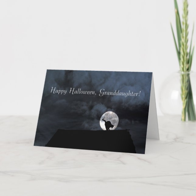 Happy Halloween Granddaughter Card (Front)