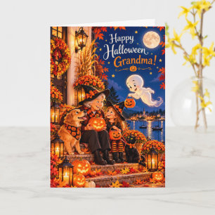 Happy Halloween Grandma! Sweet Halloween Greeting Card