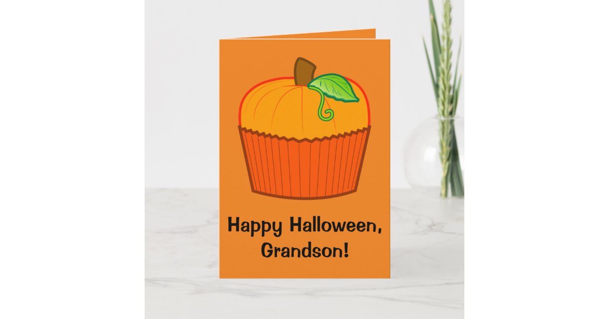 Happy Halloween Grandson Card