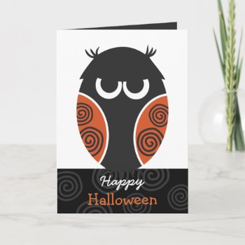 Happy Halloween Greeting Card by EveStock at Zazzle