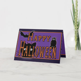 Happy Halloween Greeting Card