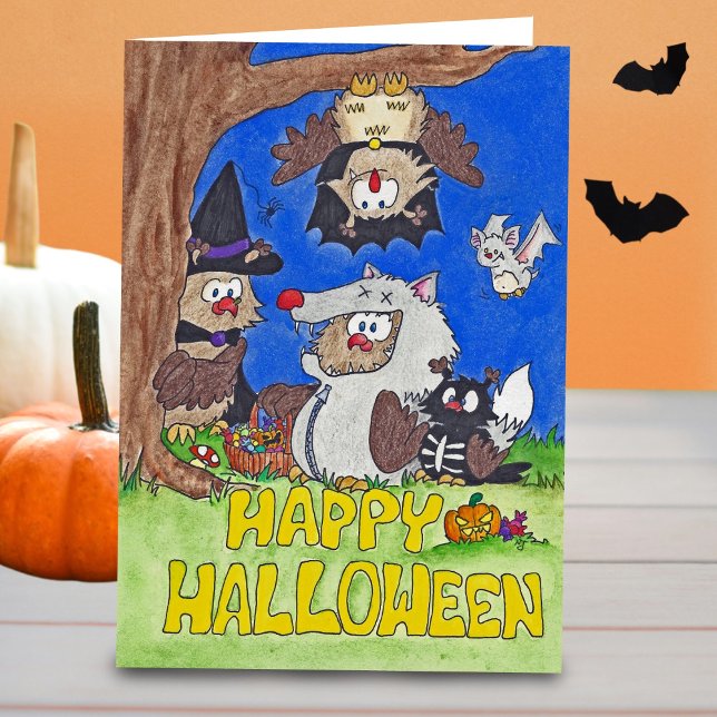 HAPPY HALLOWEEN Greeting card by Nicole Janes (Creator Uploaded)