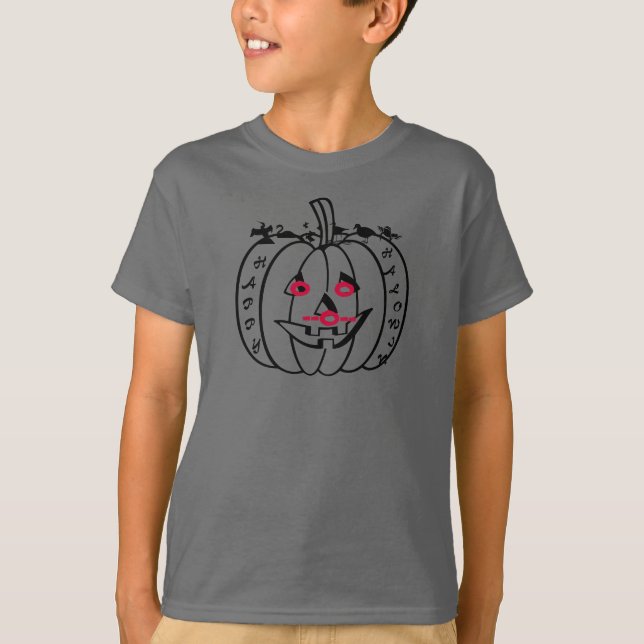 Happy Halloween Hakuna Matata Pumkin Kids T-shirt (Front)
