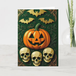 Happy Halloween, Halloween card, Fall cards