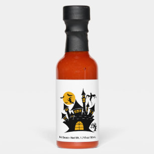 happy Halloween, Halloween party, funny Halloween  Hot Sauces