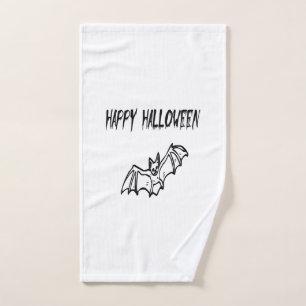 happy halloween hand towel 
