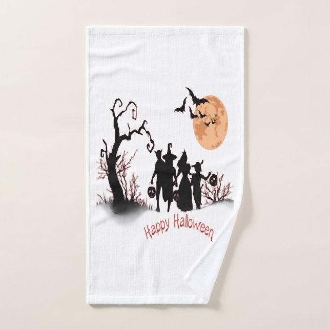 Happy Halloween Hand Towel (Hand Towel)
