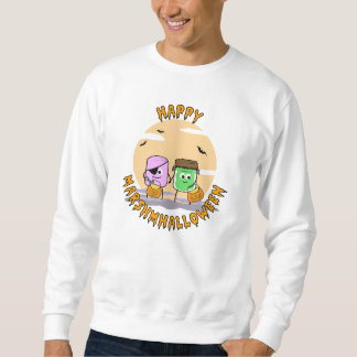 Happy halloween! Happy marshmalloween! Sweatshirt