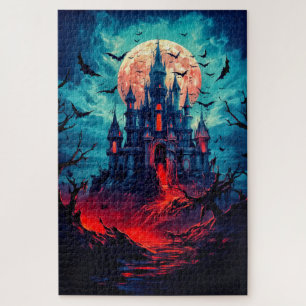 Happy Halloween Haunted House Jigsaw Puzzle