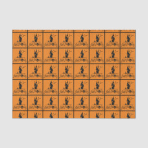 Happy Halloween Haunted House Tissue Paper