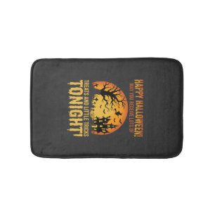 Happy Halloween Haunted House Trick or Treat Bath Mat