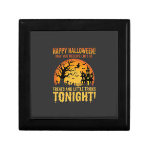 Happy Halloween Haunted House Trick or Treat Gift Box