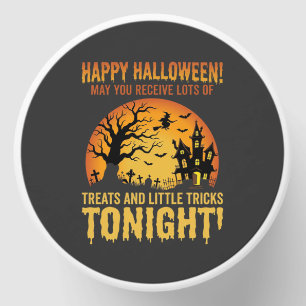 Happy Halloween Haunted House Trick or Treat Mini Candle Favors