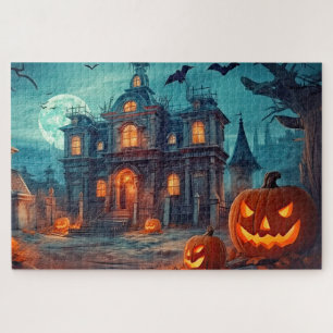 Happy Halloween   Haunted Manor Jigsaw Puzzle