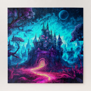Happy Halloween Haunted Mansion Jigsaw Puzzle