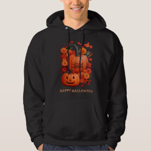 happy halloween heart hoodie