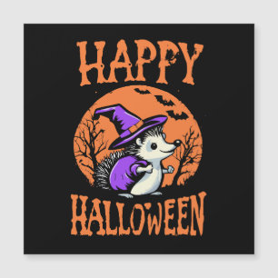Happy Halloween Hedgehog Witch