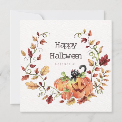 Happy Halloween Holiday Card