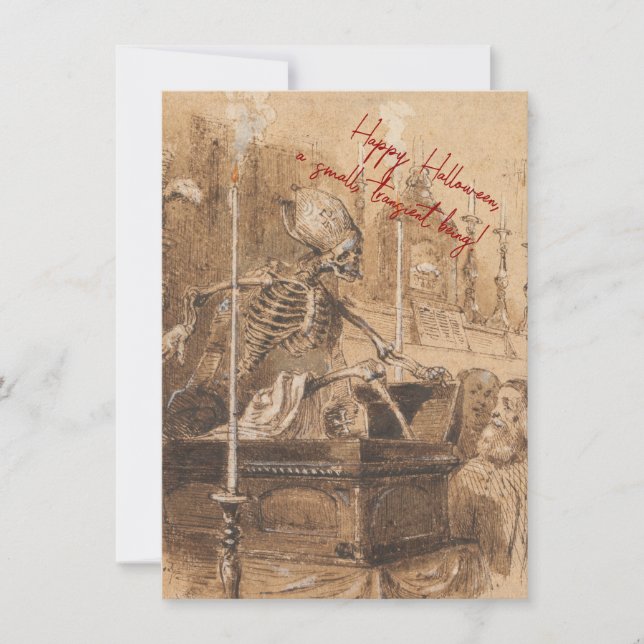 Happy Halloween Holiday Card (Front)