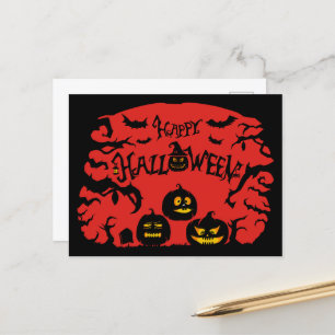 Happy Halloween Holiday Postcard