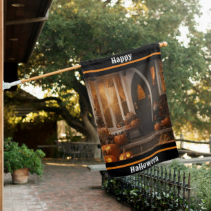 Happy Halloween Home Collection House Flag
