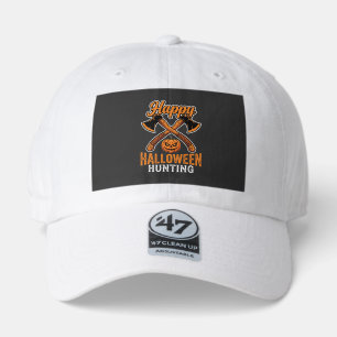 Happy Halloween Hunting Crossed Axes Pumpkin 47 Brand Hat