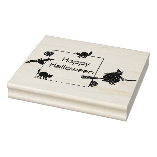 Happy Halloween Images_ Rubber Stamp