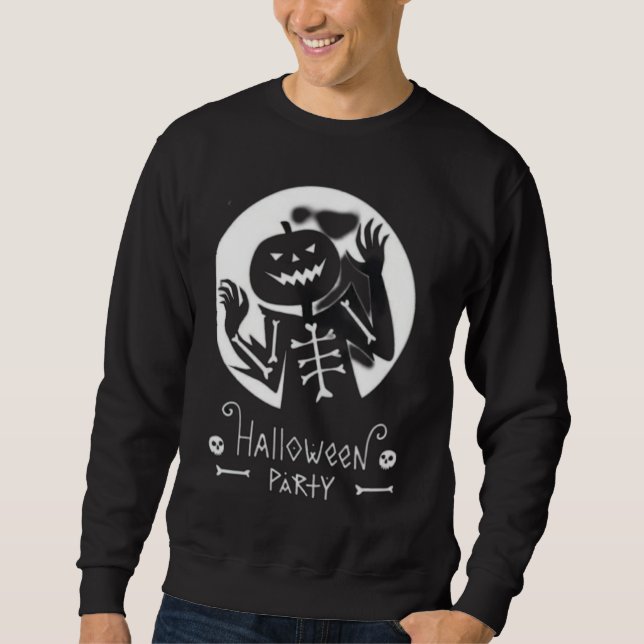 Happy Halloween images T-shirt trendy and cute Sweatshirt (Front)
