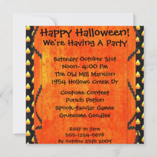 Happy Halloween Invitation