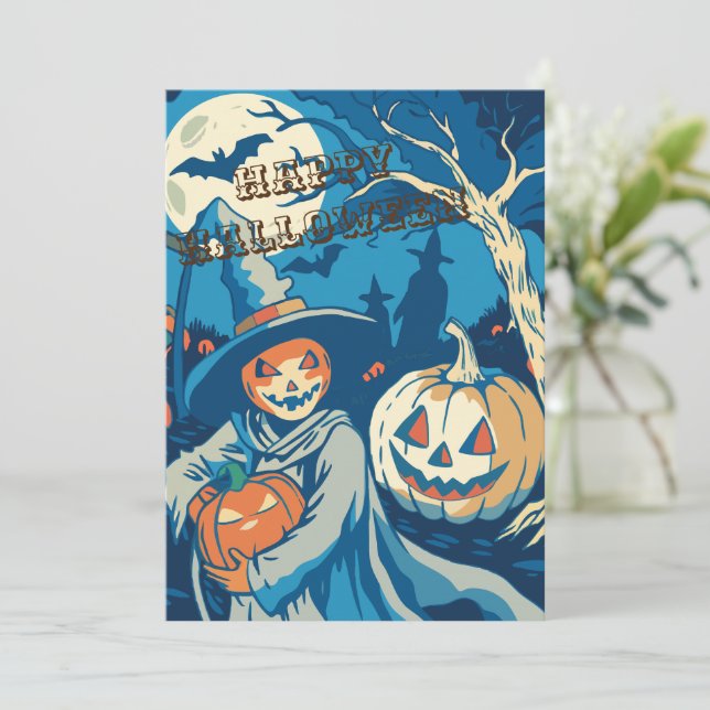 Happy Halloween Invitation (Standing Front)