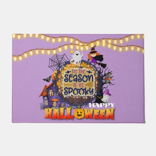 Happy Halloween Its Spooky Season Celebration Doormat