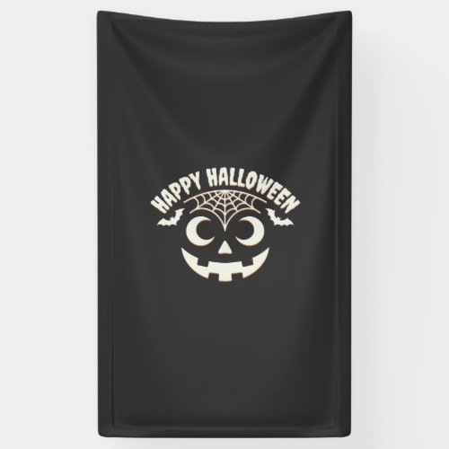 Happy Halloween Jack-O-Lantern Face Design_1 Banner