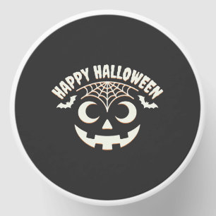 Happy Halloween Jack-O-Lantern Face Design_1 Mini Candle Favors