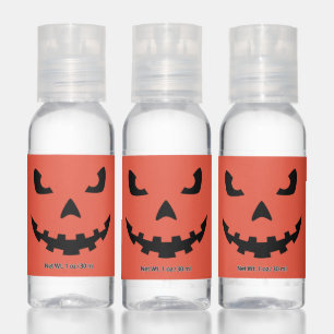 Happy Halloween Jack O Lantern Face Hand Sanitizer