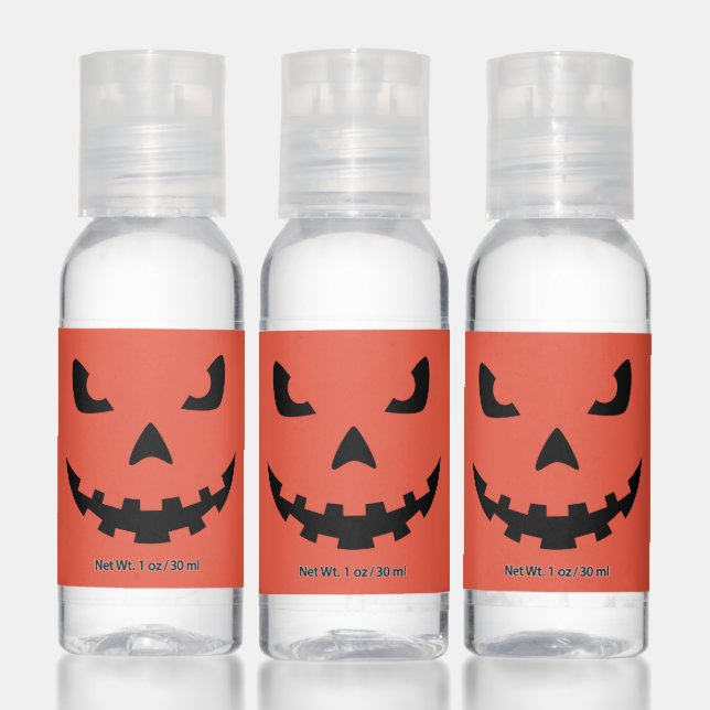 Happy Halloween | Jack O Lantern Face Hand Sanitizer (Set)