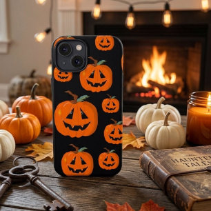 Happy Halloween Jack O Lantern Illustrative Art iPhone 16 Case