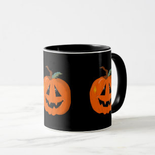 Happy Halloween Jack O Lantern Illustrative Art Mug