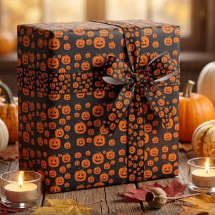 Happy Halloween Jack O Lantern Illustrative Art Satin Ribbon