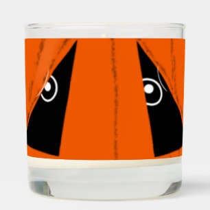 Happy Halloween Jack O Lantern Illustrative Art Scented Candle